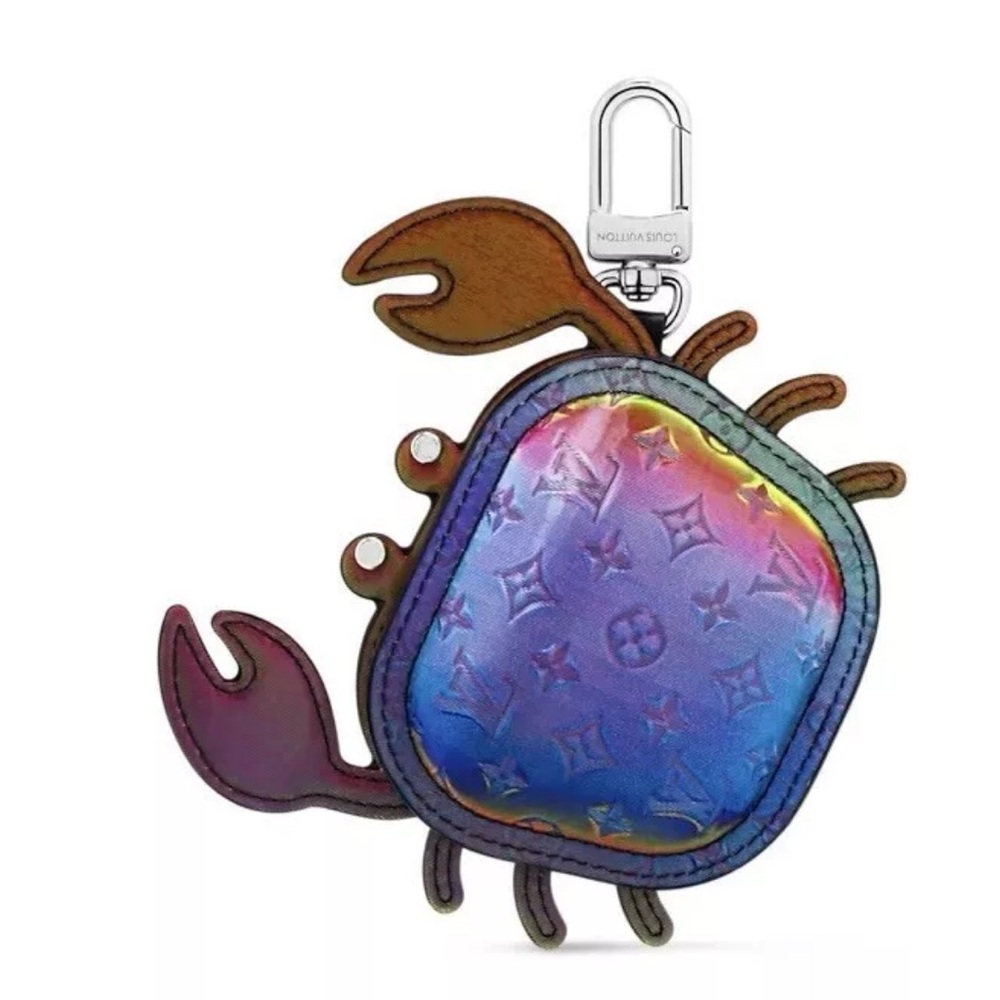 ***SOLD*** Louis Vuitton Spring 2025 Iridescent Crab Bag Charm- NWT - Picture 1 of 8